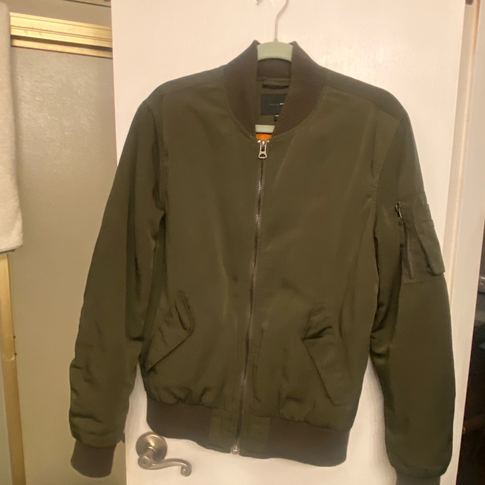 Cotton On Men's Olive Bomber Jacket